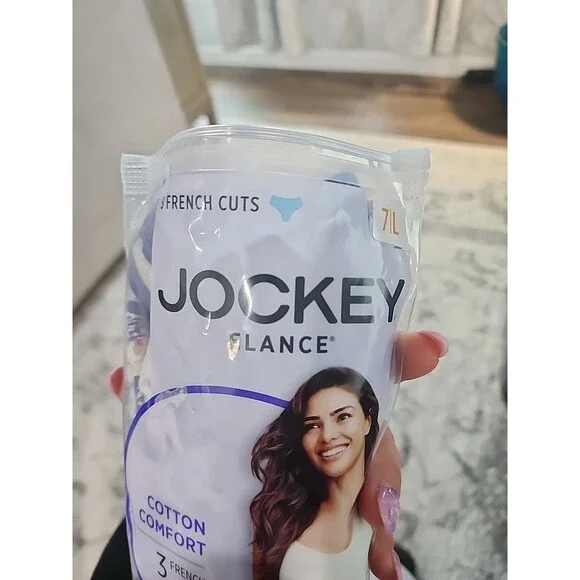 NEW 3 Jockey Elance Cotton Comfort French Cut Briefs Size 7 Style 1487/105 - Picture 4 of 7